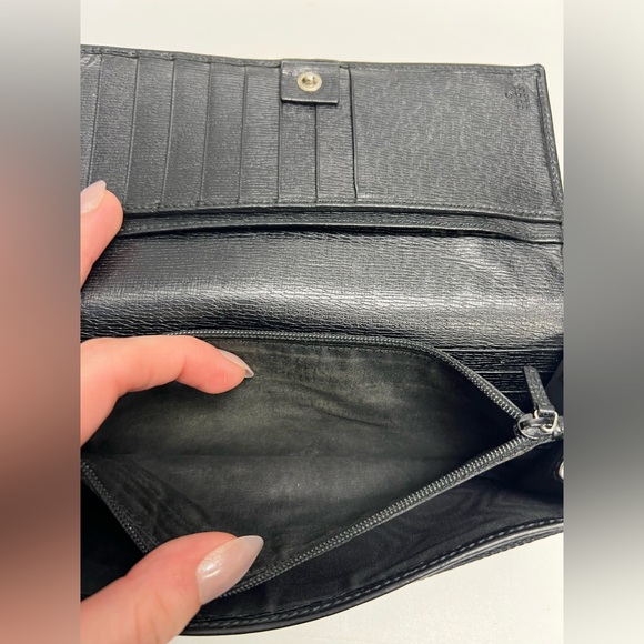 Gucci Black wishbone long Wallet - Picture 5 of 8